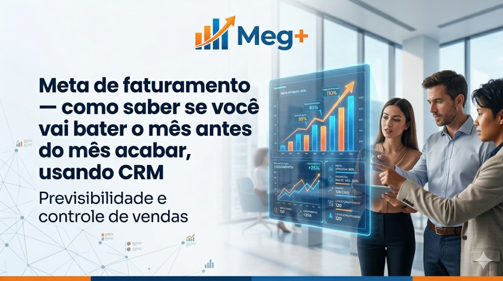 Meta de Faturamento: Como Saber se Você Vai Bater o Mês Antes de Acabar Usando CRM