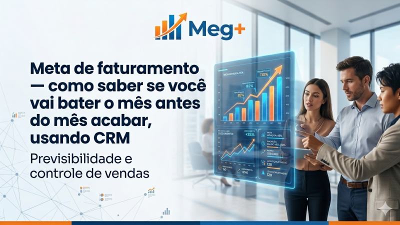 Meta de Faturamento: Como Saber se Você Vai Bater o Mês Antes de Acabar Usando CRM